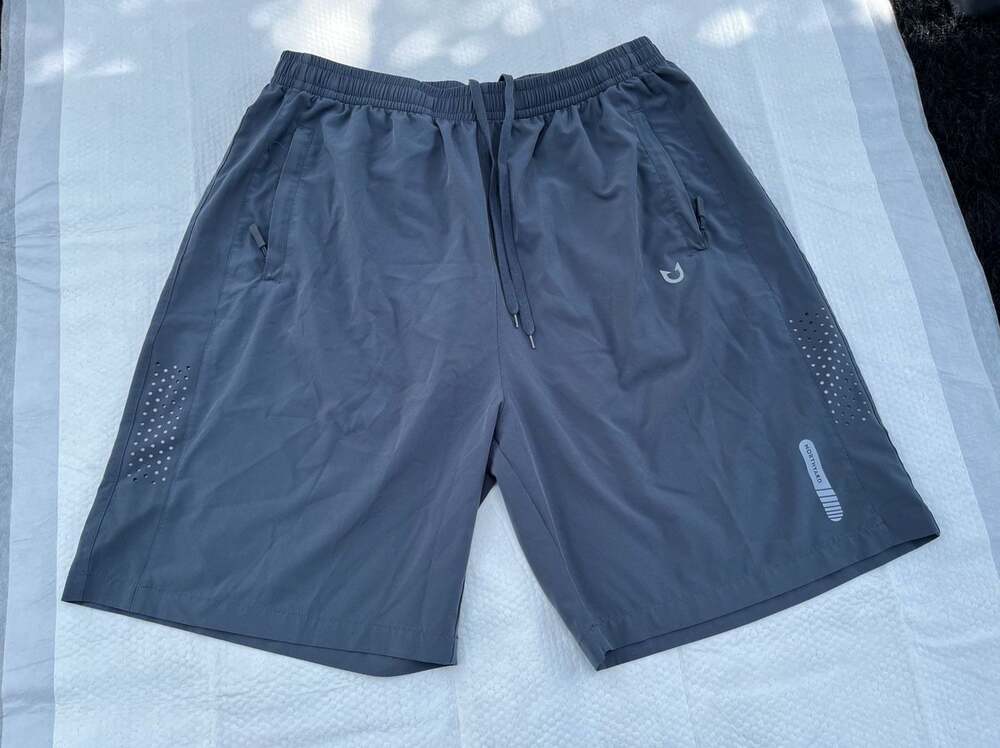 Northyard Men's 7" Athletic Running Workout Shorts with Zip Pockets